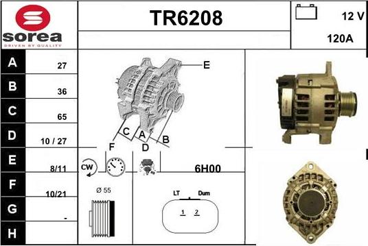 Sera TR6208 - Генератор avtolavka.club