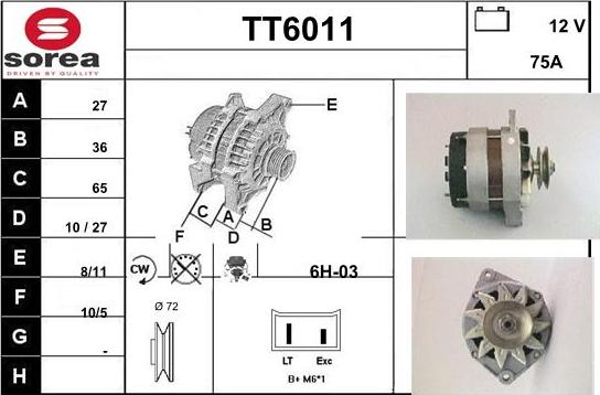 Sera TT6011 - Генератор avtolavka.club