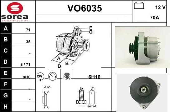 Sera VO6035 - Генератор avtolavka.club