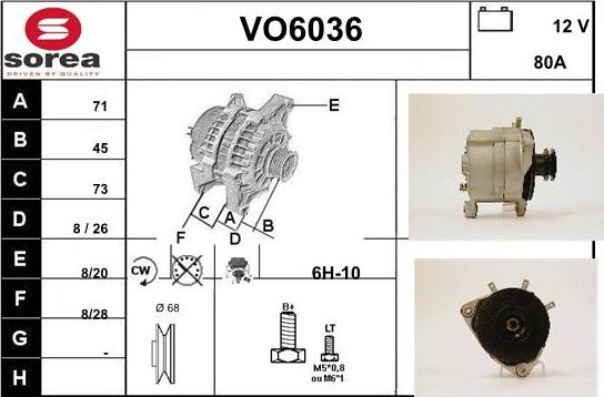 Sera VO6036 - Генератор avtolavka.club