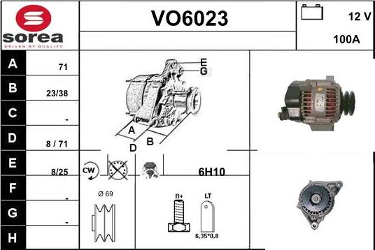 Sera VO6023 - Генератор avtolavka.club