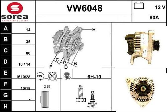 Sera VW6048 - Генератор avtolavka.club