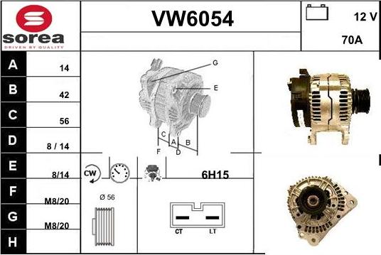 Sera VW6054 - Генератор avtolavka.club