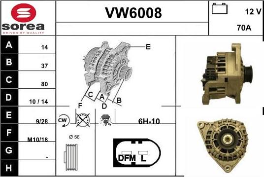 Sera VW6008 - Генератор avtolavka.club