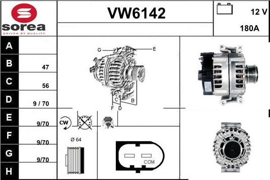 Sera VW6142 - Генератор avtolavka.club