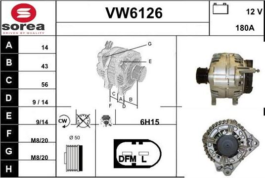 Sera VW6126 - Генератор avtolavka.club