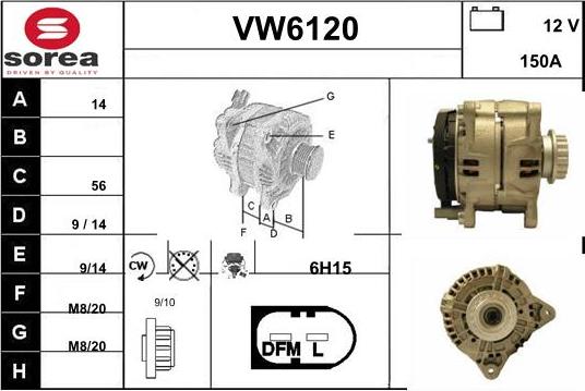 Sera VW6120 - Генератор avtolavka.club