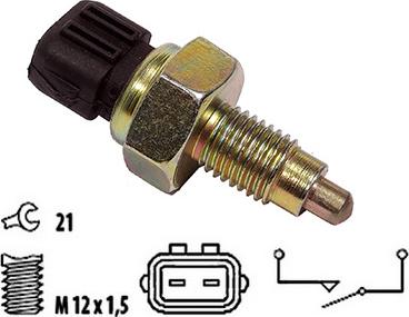 Sidat 3.234214 - Датчик, контактний перемикач, фара заднього ходу avtolavka.club