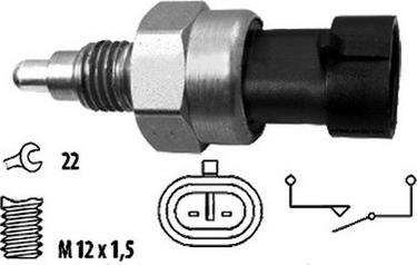 Sidat 3.234272 - Датчик, контактний перемикач, фара заднього ходу avtolavka.club