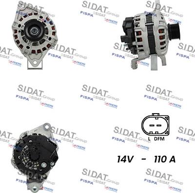 Sidat A12BH0924A2 - Генератор avtolavka.club