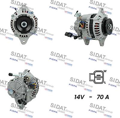 Sidat A12BH0480A2 - Генератор avtolavka.club