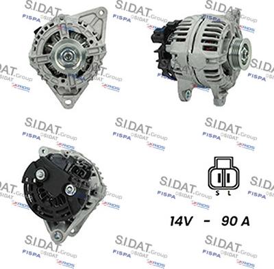 Sidat A12BH0470A2 - Генератор avtolavka.club