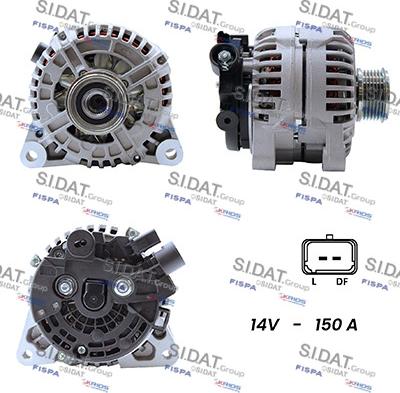 Sidat A12DR1225A2 - Генератор avtolavka.club