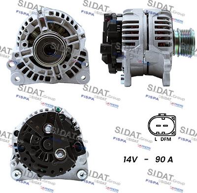 Sidat A12BH0010A2 - Генератор avtolavka.club