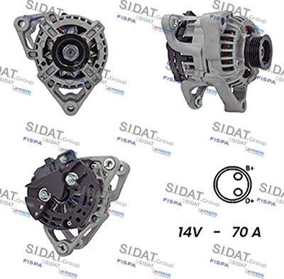 Sidat A12BH0111A2 - Генератор avtolavka.club