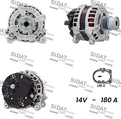 Sidat A12BH0877AS - Генератор avtolavka.club