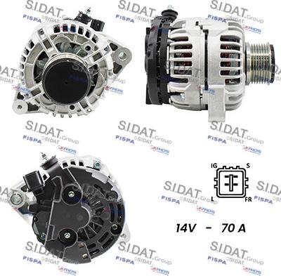 Sidat A12DE0490A2 - Генератор avtolavka.club