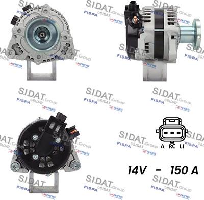 Sidat A12DE0153A2 - Генератор avtolavka.club