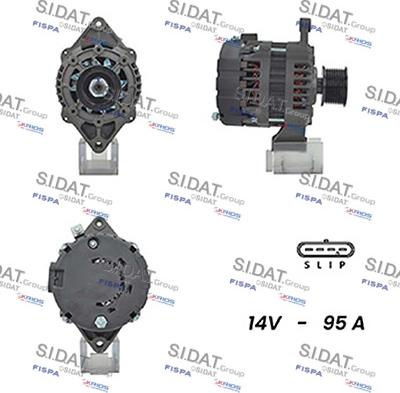 Sidat A12DR1074A2 - Генератор avtolavka.club