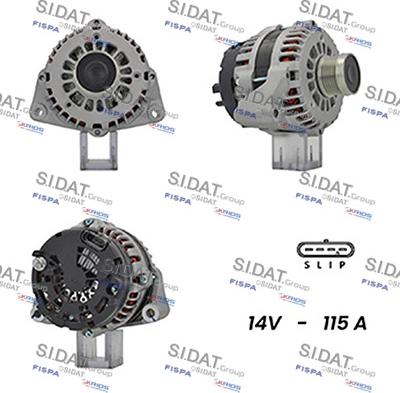 Sidat A12DR1118A2 - Генератор avtolavka.club