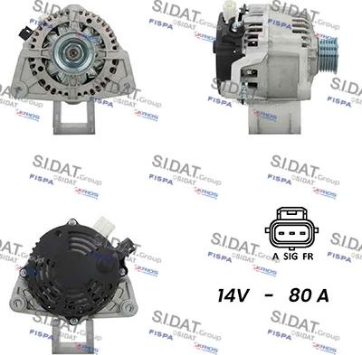 Sidat A12MA0426A2 - Генератор avtolavka.club