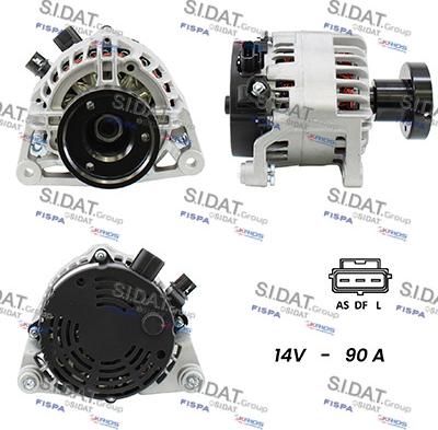 Sidat A12MA0059A2 - Генератор avtolavka.club