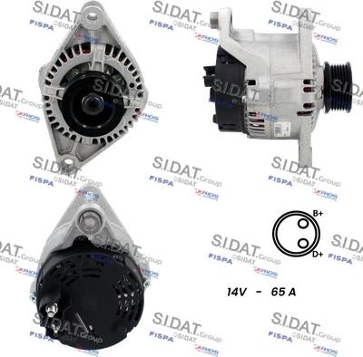 Sidat A12MA1191A2 - Генератор avtolavka.club