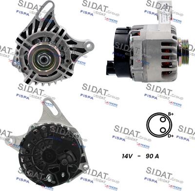 Sidat A12MA1141 - Генератор avtolavka.club