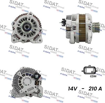 Sidat A12MH0424A2 - Генератор avtolavka.club