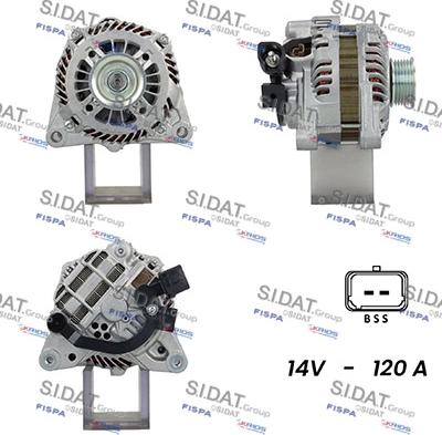 Sidat A12MH0809A2 - Генератор avtolavka.club