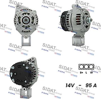 Sidat A12ML1089A2 - Генератор avtolavka.club