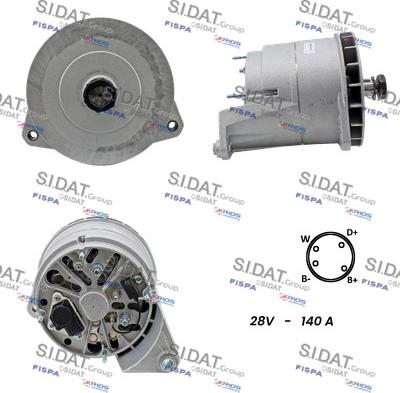 Sidat A24BH0033A2 - Генератор avtolavka.club