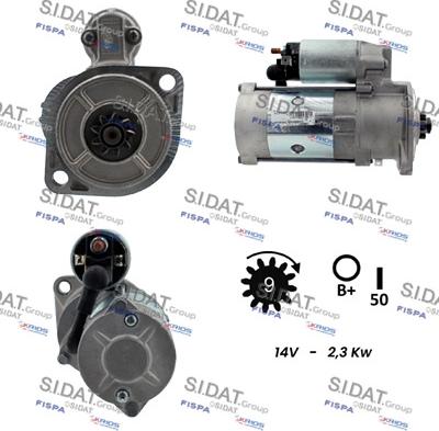 Sidat S12HT0875A2 - Стартер avtolavka.club