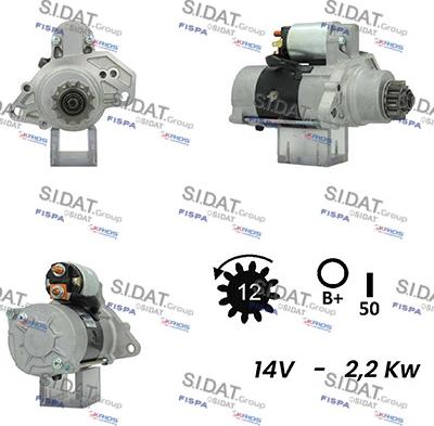 Sidat S12MH0569 - Стартер avtolavka.club