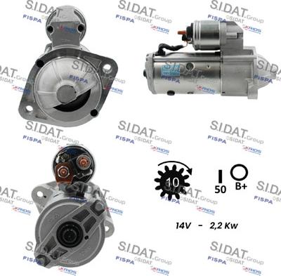 Sidat S12VA0085 - Стартер avtolavka.club