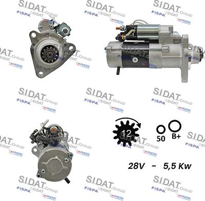 Sidat S24MH0047A2 - Стартер avtolavka.club