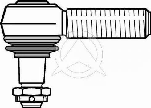 Sidem 50839 - Наконечник рульової тяги, кульовий шарнір avtolavka.club