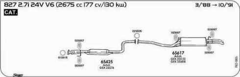 Sigam 038013 - Кронштейн, система випуску ОГ avtolavka.club