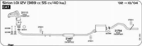 Sigam 073011 - Кронштейн, система випуску ОГ avtolavka.club