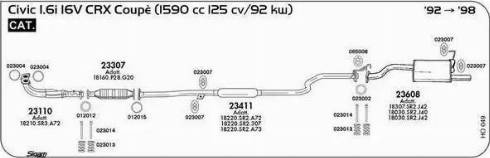 Sigam 023004 - Кільце ущільнювача, труба вихлопного газу avtolavka.club