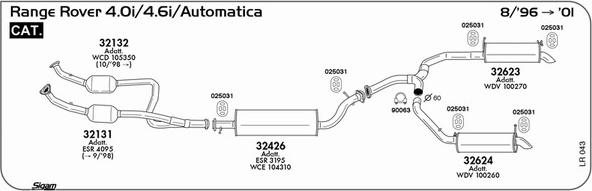 Sigam LR043 - Система випуску ОГ avtolavka.club