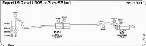 Sigam 020011 - Кронштейн, система випуску ОГ avtolavka.club