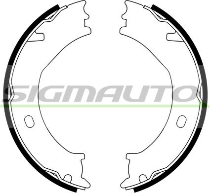 SIGMAUTO SFD771 - Комплект гальм, ручник, парковка avtolavka.club