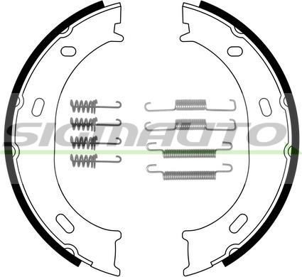 SIGMAUTO SFA306-1 - Комплект гальм, ручник, парковка avtolavka.club