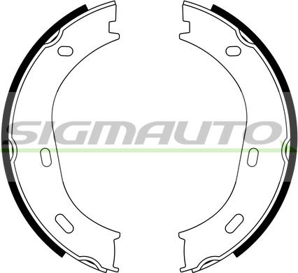 SIGMAUTO SFA301 - Комплект гальм, ручник, парковка avtolavka.club