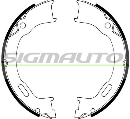 SIGMAUTO SFD745 - Комплект гальм, ручник, парковка avtolavka.club