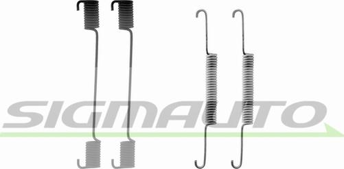 SIGMAUTO SK0520 - Комплектуючі, барабанний гальмівний механізм avtolavka.club