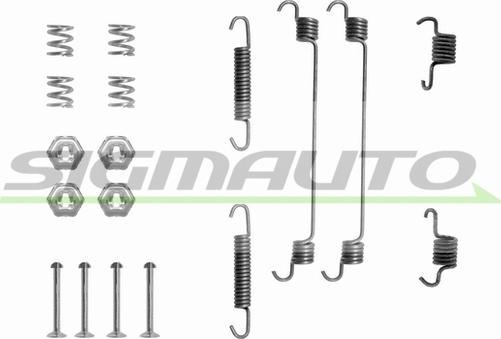 SIGMAUTO SK0657 - Комплектуючі, барабанний гальмівний механізм avtolavka.club