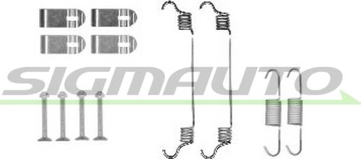 SIGMAUTO SK0019 - Комплектуючі, барабанний гальмівний механізм avtolavka.club