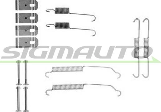 SIGMAUTO SK0015 - Комплектуючі, барабанний гальмівний механізм avtolavka.club